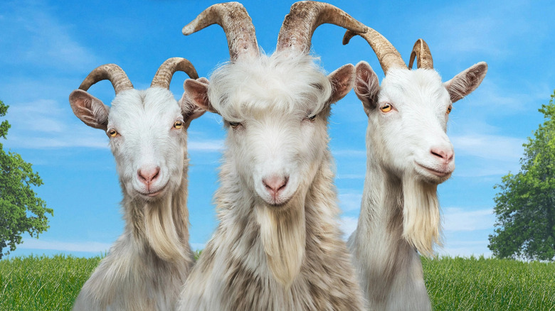 Goat Simulator 3 three goats