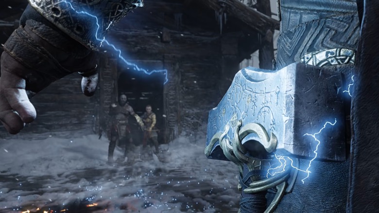 God of War: Ragnarok Thor Hammer Lighting