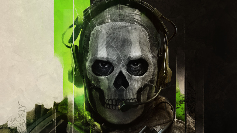 Ghost mw2 closeup