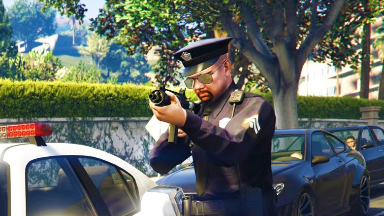 Grand Theft Auto cop