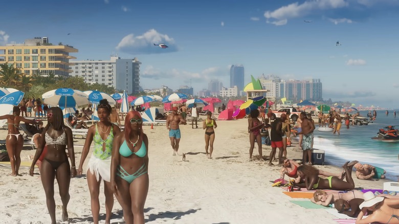 People on beach