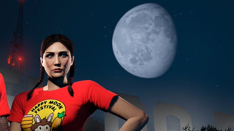 Moon in GTA poster