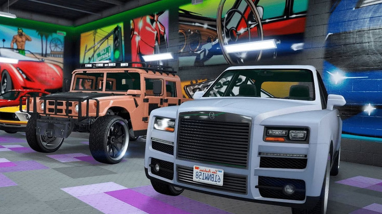 cars in garage gta online