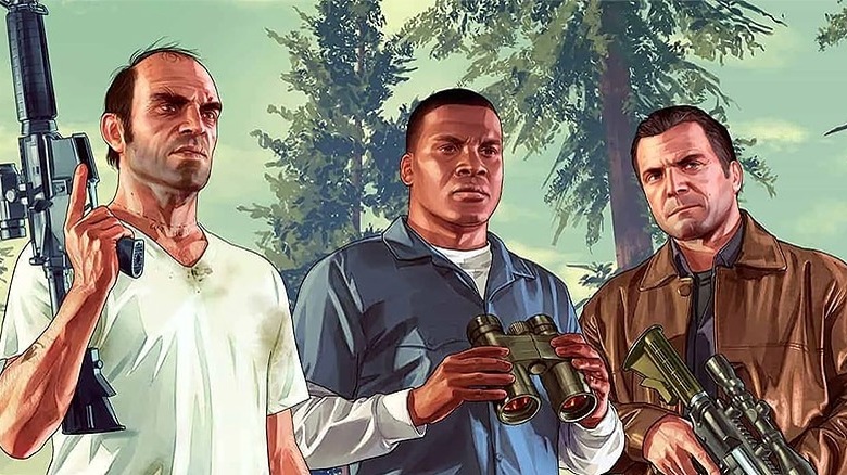 Franklin, Michael, and Trevor together in GTA 6