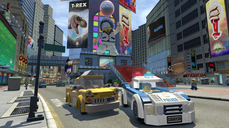 Lego City Undercover car driving
