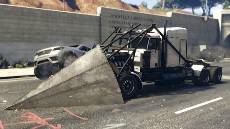 GTA Online truck plow