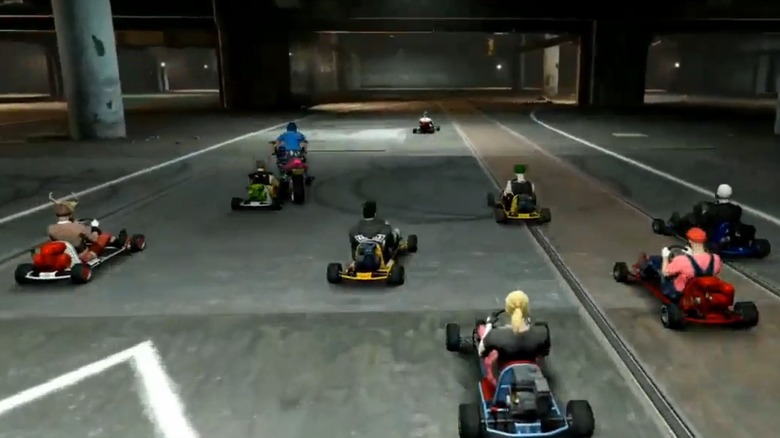 GTA Online Mario Kart race
