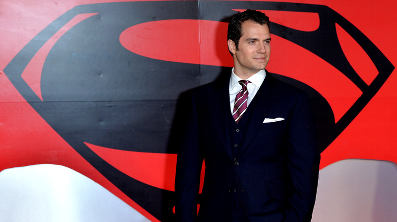Henry Cavill at Superman premiere