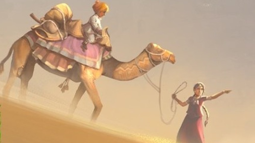 boy on camel