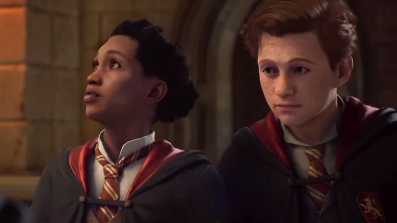 Companions from Gryffindor looking serious