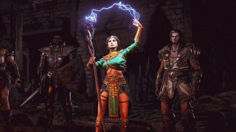 Diablo 2 Sorceress Select