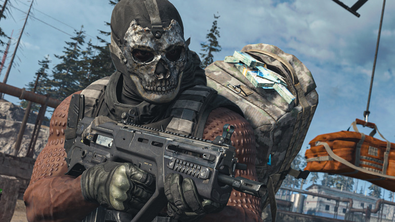 Skull mask man in Call of Duty Warzone