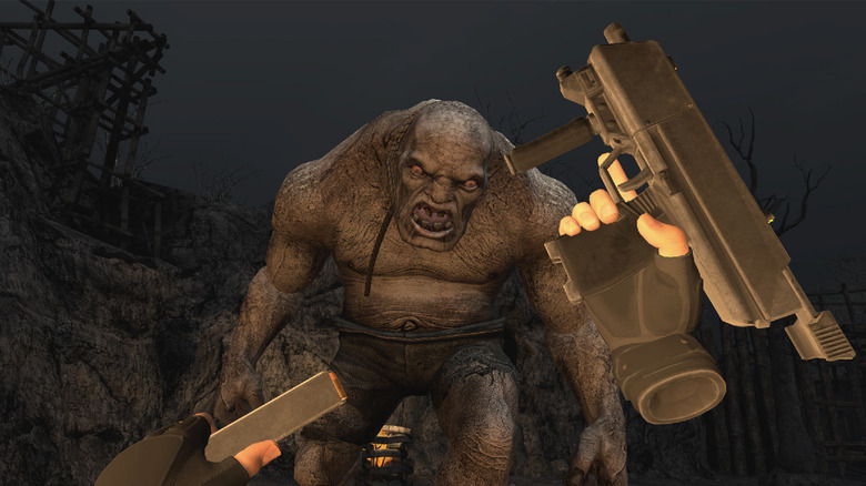 Resident Evil 4 VR Ogre Monster Fight
