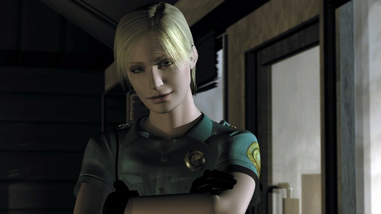 Cybil Bennett from Silent Hill smiling