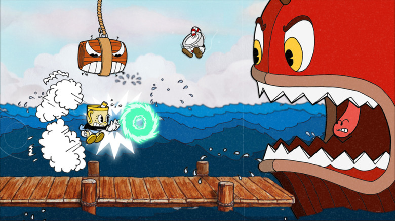 Cuphead Delicious Last Course Chalice fighting