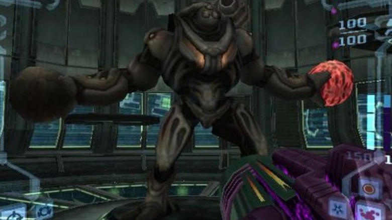 Metroid Prime 2: Echoes enemy fight