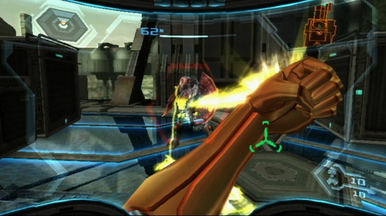 Metroid Prime 3: Corruption blocking enemy