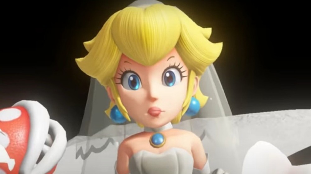 Peach is furious with Mario