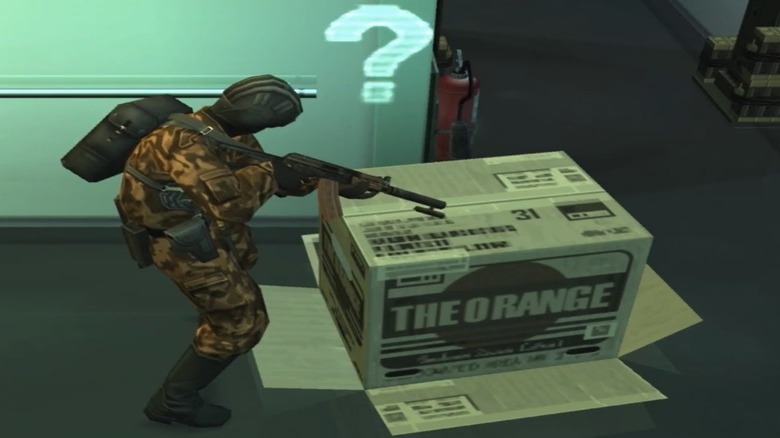 Guard confused Snake in box