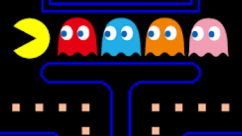 Pac-Man and ghosts