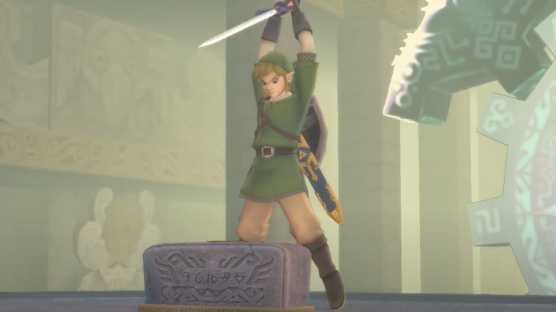 Link with sword