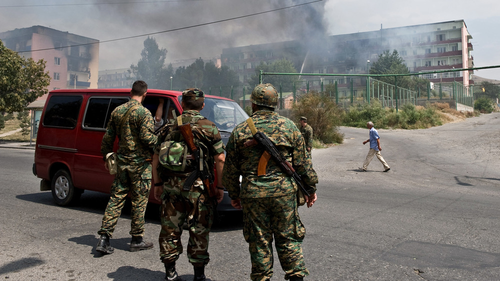 Georgian soldiers 2008