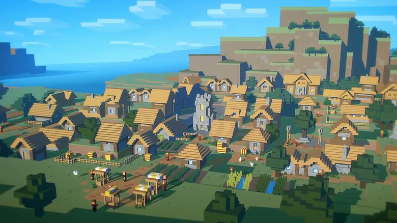 Minecraft plains biome village