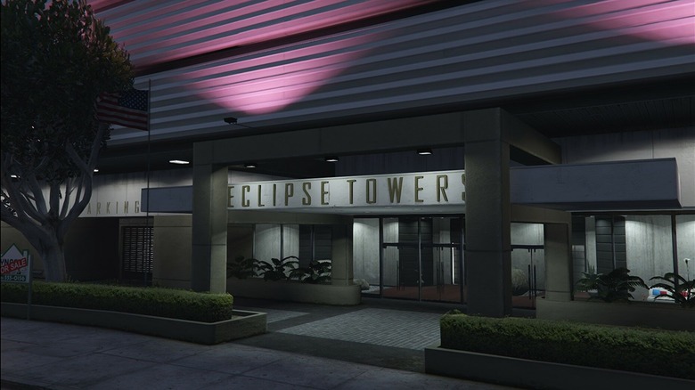 Entrance of Eclipse Towers