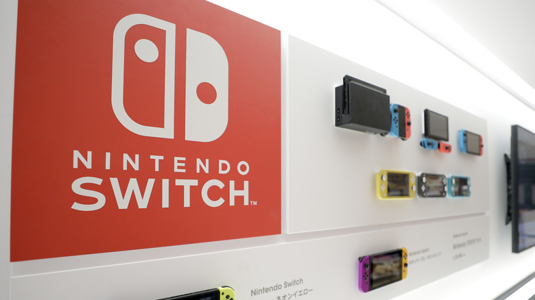 Switch display on wall