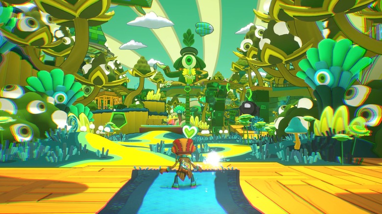 Psychonauts colorful world