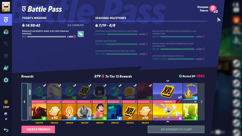 MultiVersus's preseason battle pass