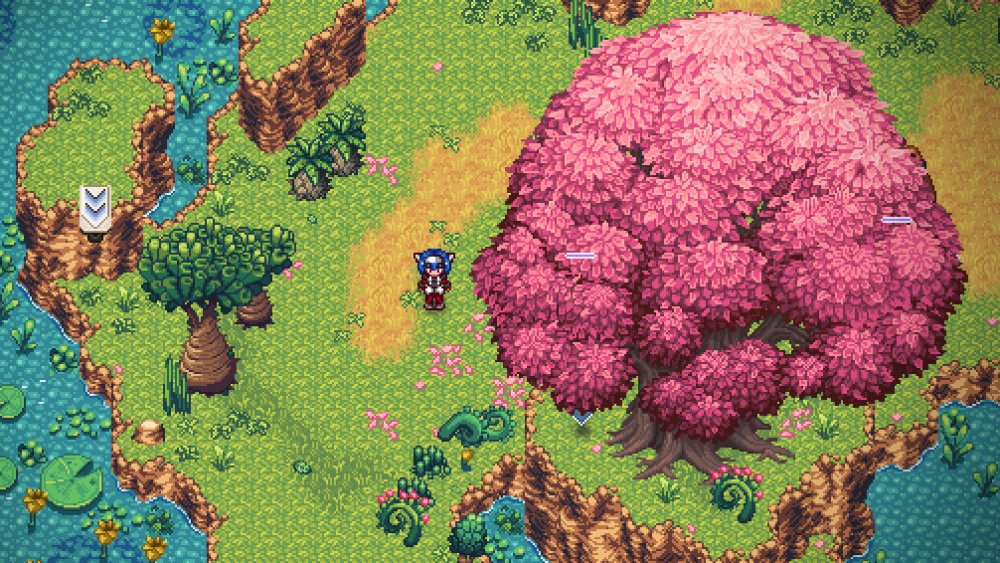 Big tree in CrossCode