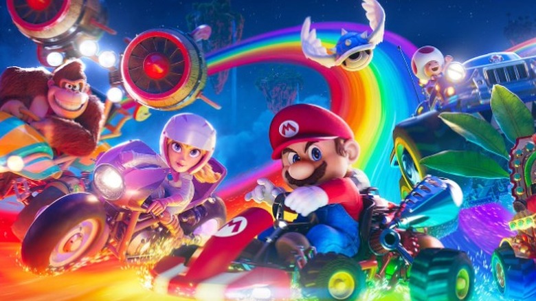Super Mario Bros. Movie Rainbow road