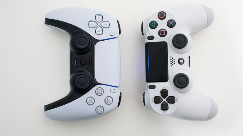 Dualsense and dualshock controllers
