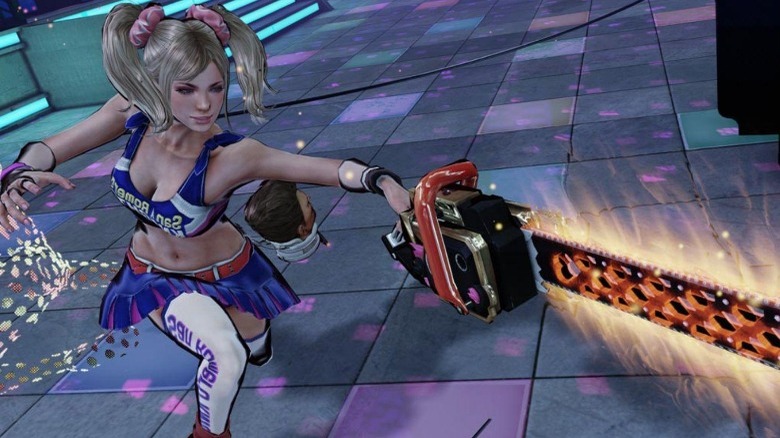 Juliet thrusting chainsaw