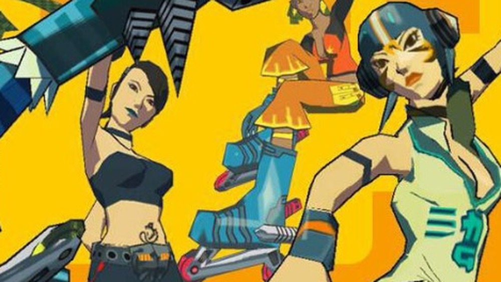 Jet Set Radio female Graffiti Gang members