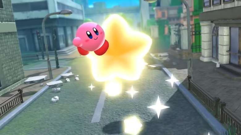 Kirby and the Forgotten Land Rides Star