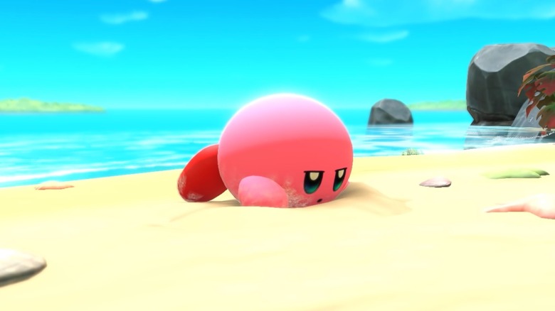 Kirby and the Forgotten Land Kirby Wakes Up Beach