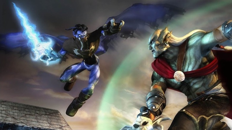 Raziel attacking Kain