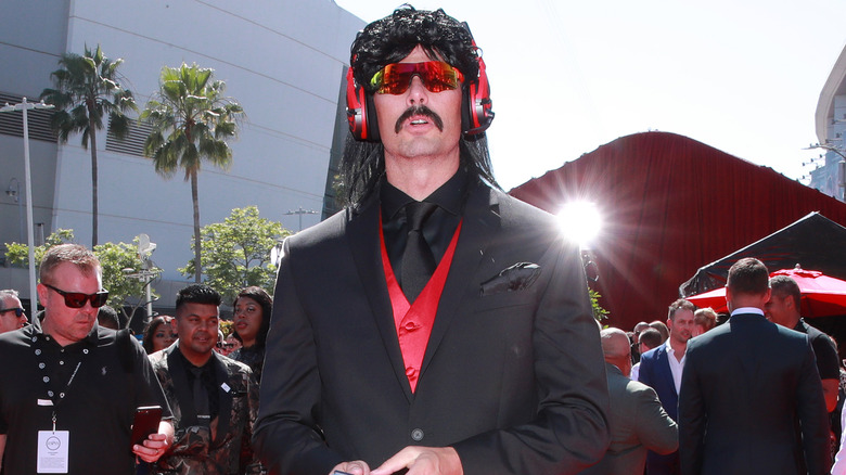 Dr Disrespect on the red carpet