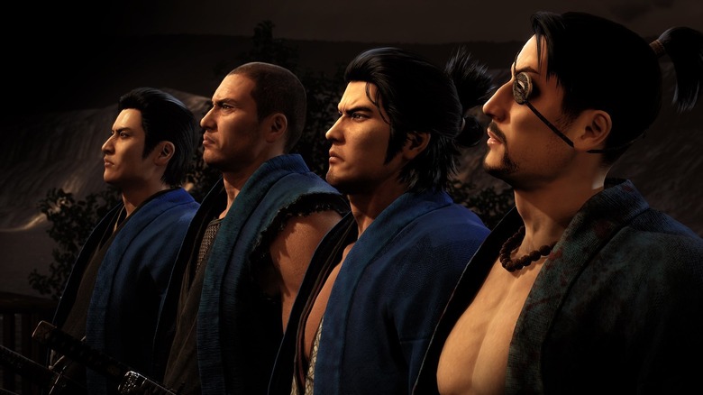 Like a Dragon: ishin! characters played by the Yakuza cast