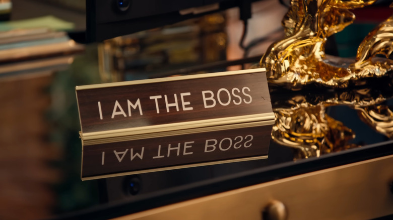 I am the boss office plaque