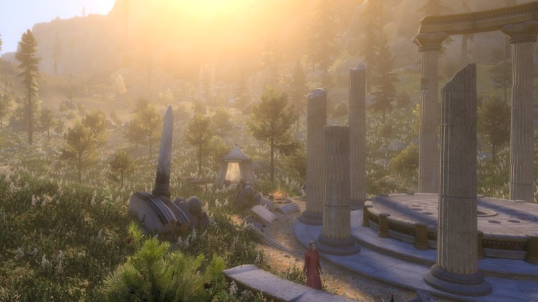 Skyblivion ruins scenery