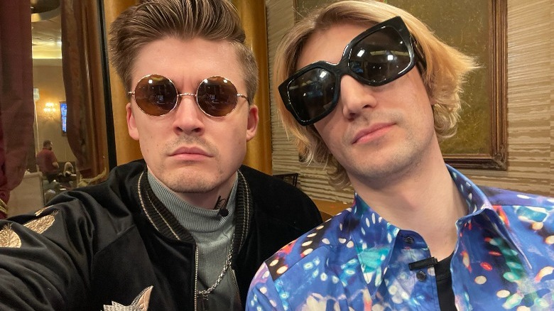 Ludwig and xQc in sunglasses