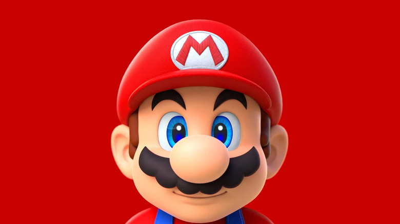 Mario face close up