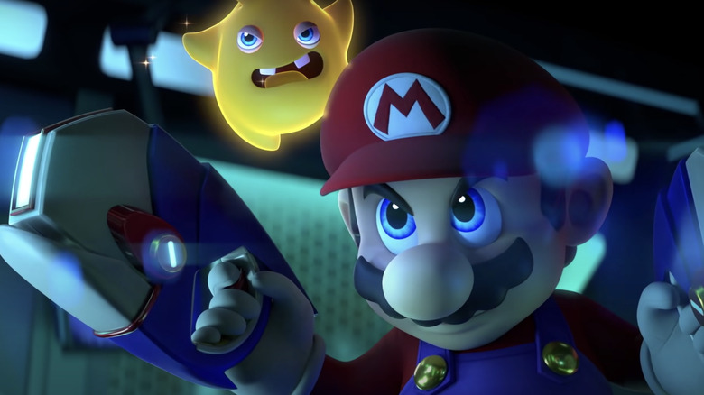 Mario + Rabbids Sparks of Hope Mario with blasters