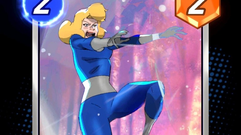 Invisible Woman variant in Marvel Snap