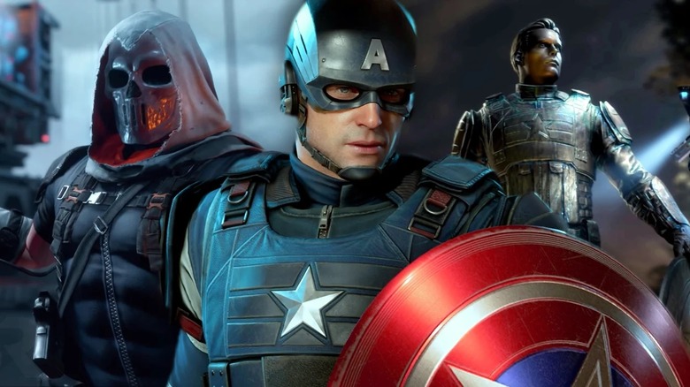 Avengers game cap taskmaster