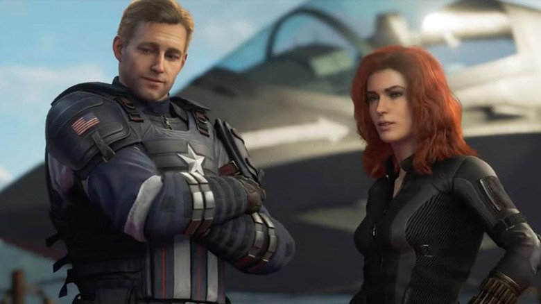 Avengers game cap widow