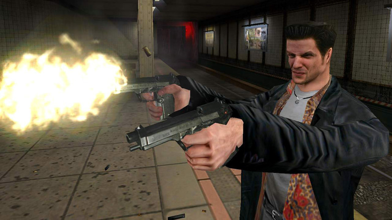 Max Payne shooting guns